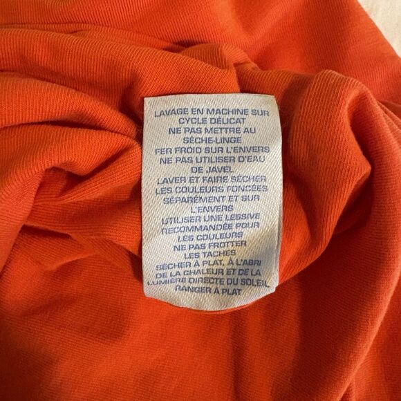 Boden Orange Ruched Cap Sleeve Off Shoulder BodyCon Mini Dress Lined SZ 4‎ Small - Picture 10 of 10